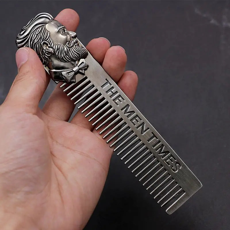 Gentleman Barber Styling Metal Comb