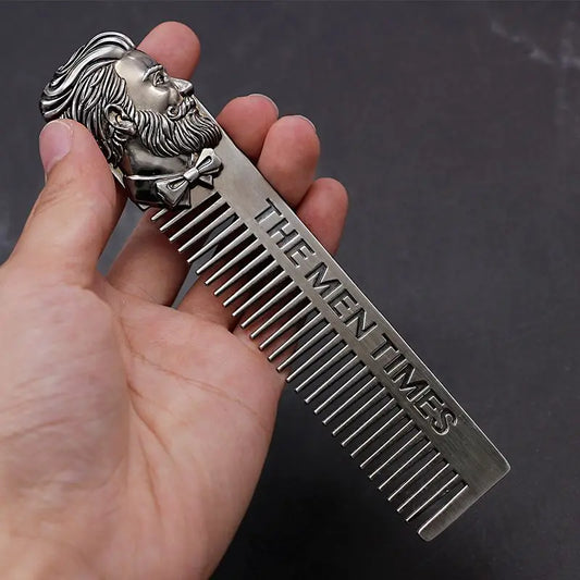 Gentleman Barber Styling Metal Comb