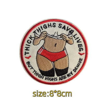 Thick Thighs Save Lives Tactical Patch