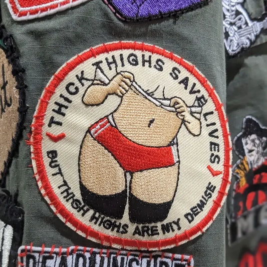 Thick Thighs Save Lives Tactical Patch